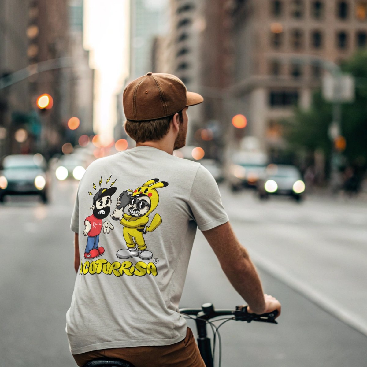 Playera La Cotorrisa Ricardo Pikachu - GREEN